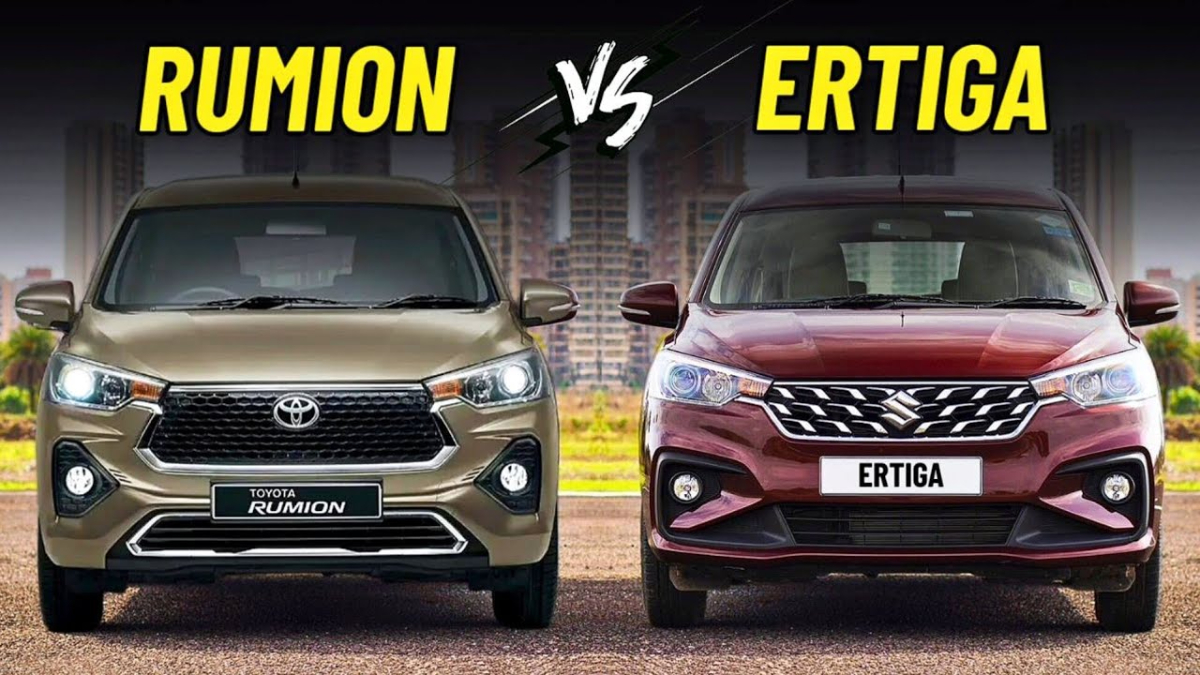 Toyota Rumion vs Maruti Ertiga