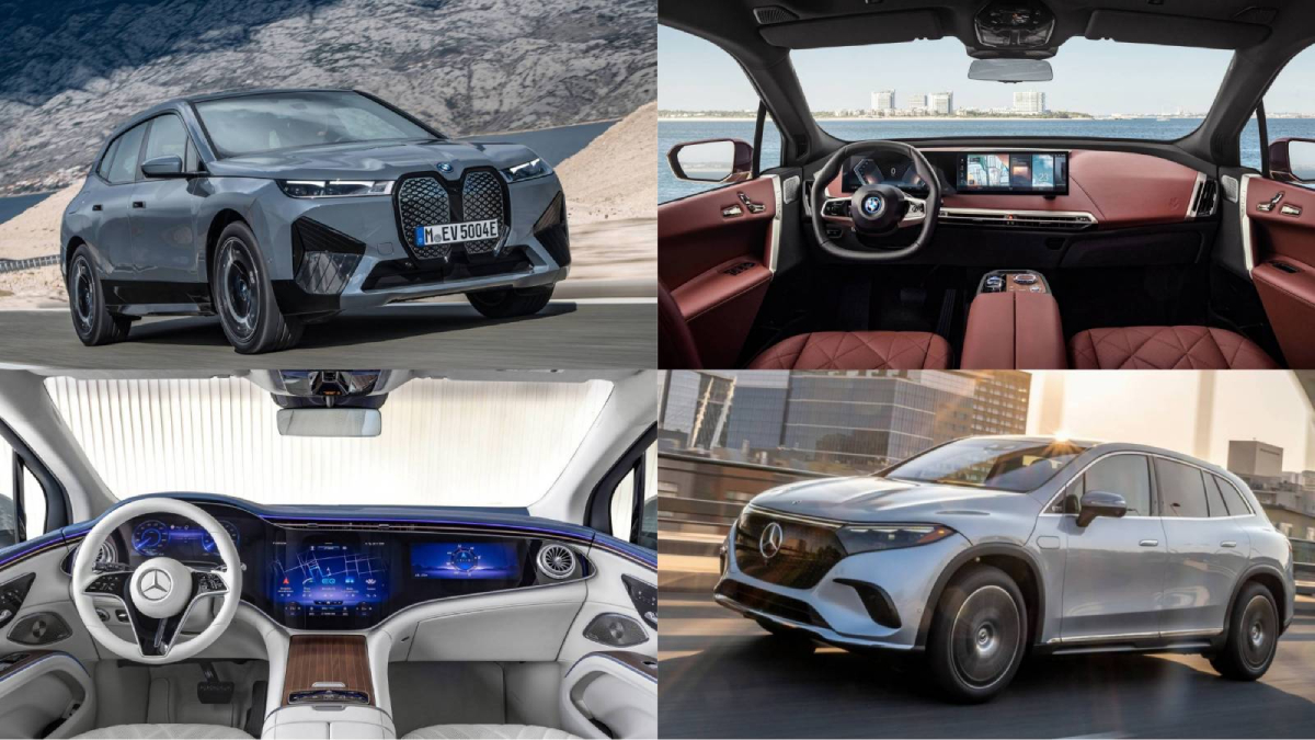 Mercedes EQE SUV vs BMW iX50